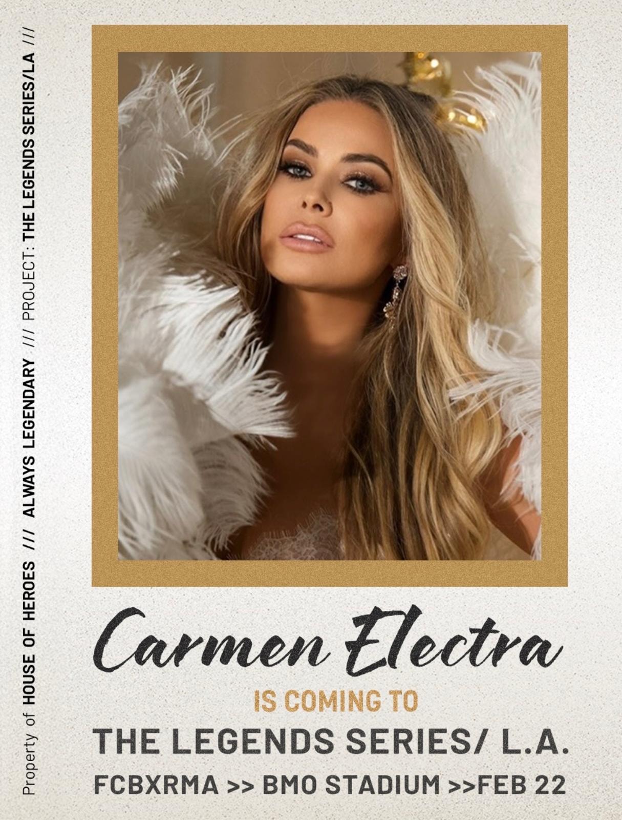 Carmen Electra at The Legends Series LA